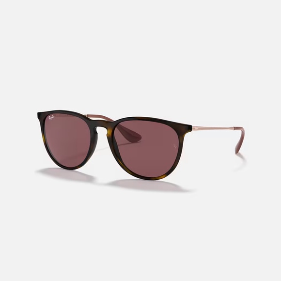Ray-Ban Sunglasses - Erika (RB4171) - Havana (Dark Violet Lenses) - Picture 7 of 12